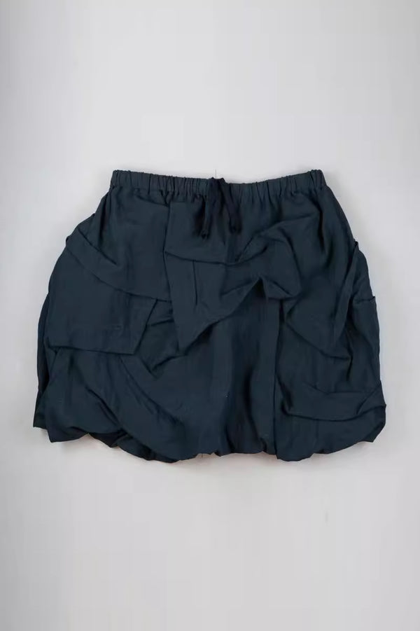 VeniceW 25 Spring/Summer Pleated Skirt VCW-S2-Black